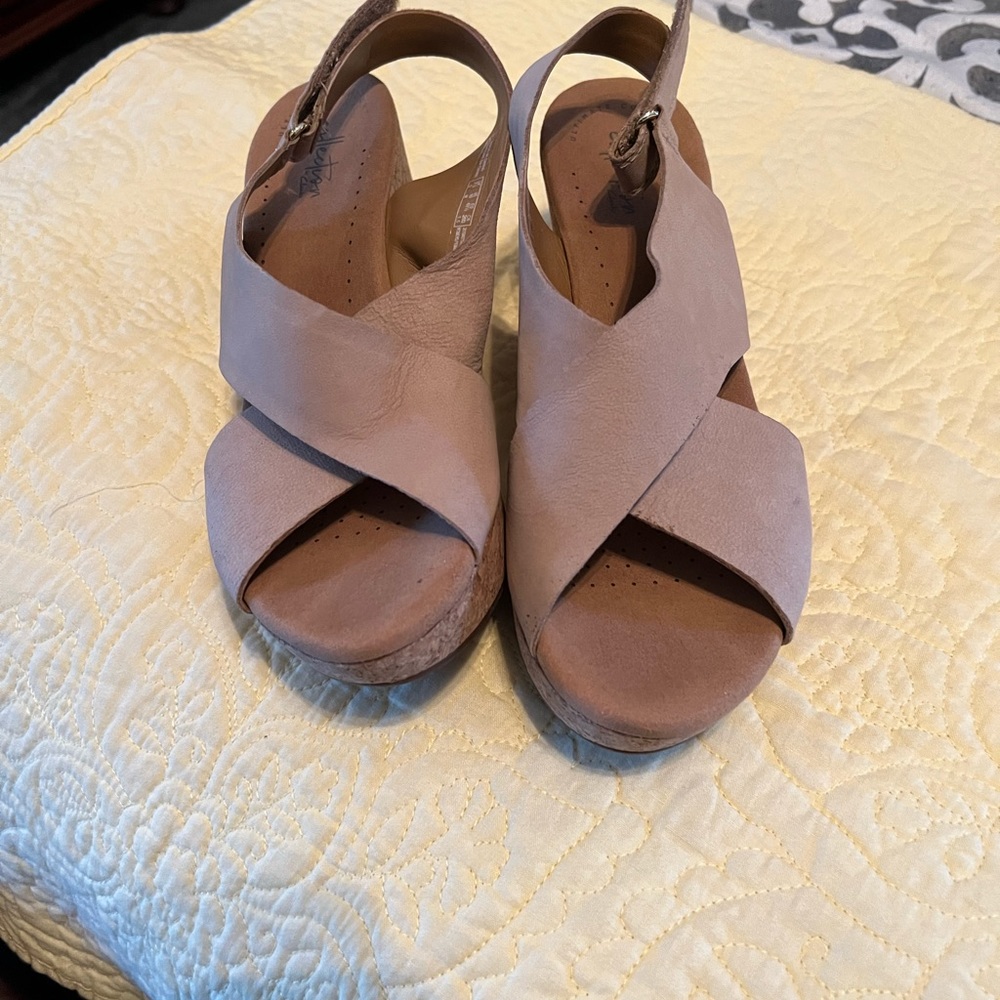Worn once Clark sandals